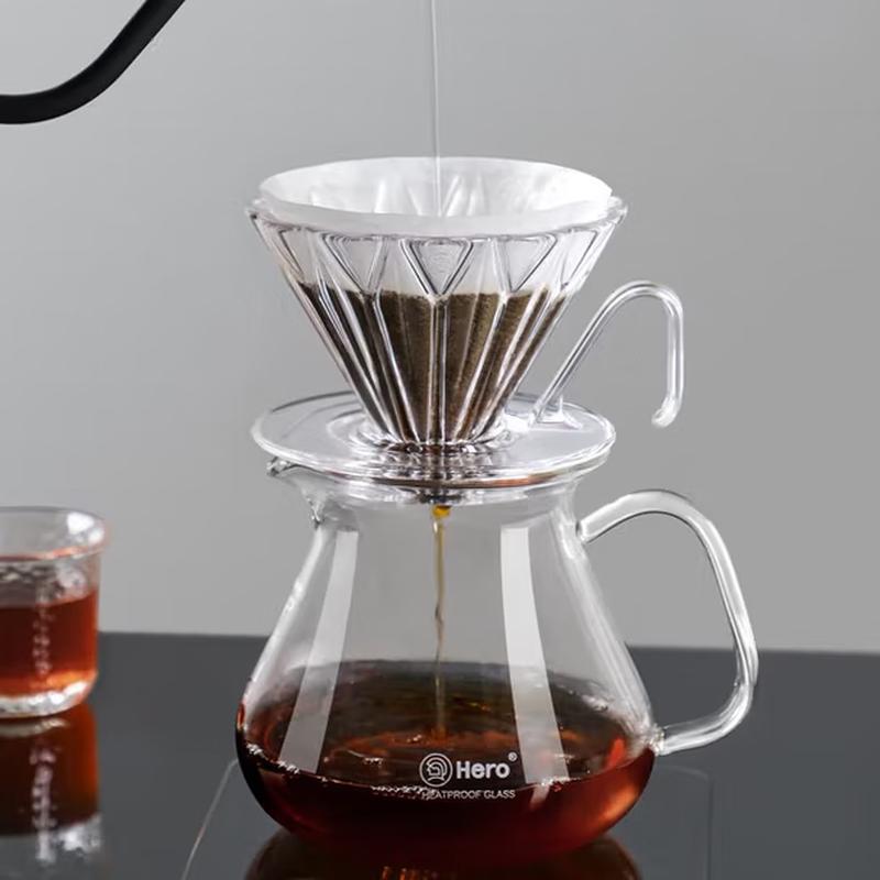 Hero Rhombus Mirror PCTG Hand-Pour Coffee Filter Cup