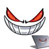 Reflective Car Decal,Car Sticker Decal Car Sticker | Removable Sticker Decal, Waterproof Car Exterior Sticker for Car, Laptop, Motorcycle, Helmet
