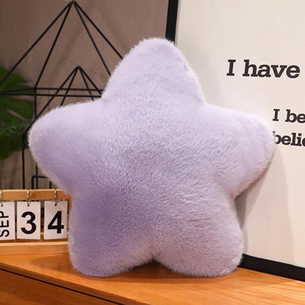 Creative Gift Moon Pattern Heart Plush Pillow Pink Color PP Cotton Soft Pillow Soft Star Shape Stuffed Pillow for Birthday