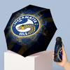Parramatta Eels Printed 5?Fold Mini Umbrella 8?Rib Windproof Compact Umbrella For Women Pocket Carry