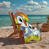 Ultra-Soft Beach Towel with maya the bee Theme,Ideal for Pool - Camping, Diving - Perfect Travel Essential, Vibrant Beach Towel.