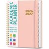 A5 Academic Planner Book Spiral Binding Planner Book Portable Agenda Notebook  Students