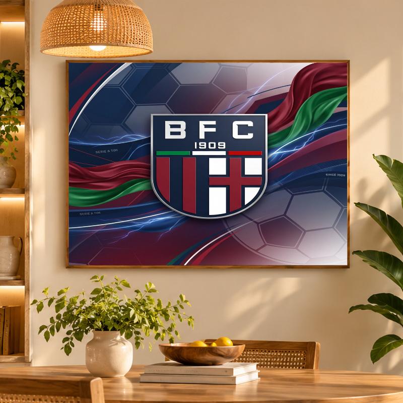 5D Diamond Painting Bologna FC DIY Full Drill Diamond Art Kit Home Decoration