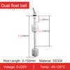 304 Stainless Steel Dual Float Switch Liquid Level Controller, Water Level Sensor for Tank, High Low Liquid Level Switch