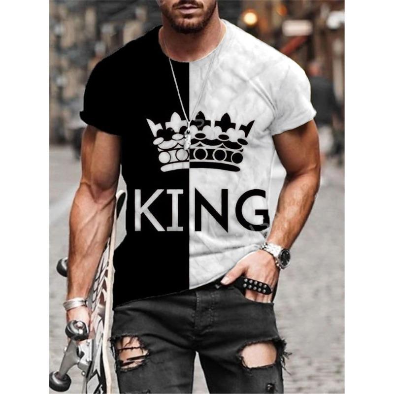 Hip-hop Style Cartoon Bear Print Men's T-shirt Summer Casual Everyday Top Urban Street Fashion Men's Oversized Short Sleeve Tees