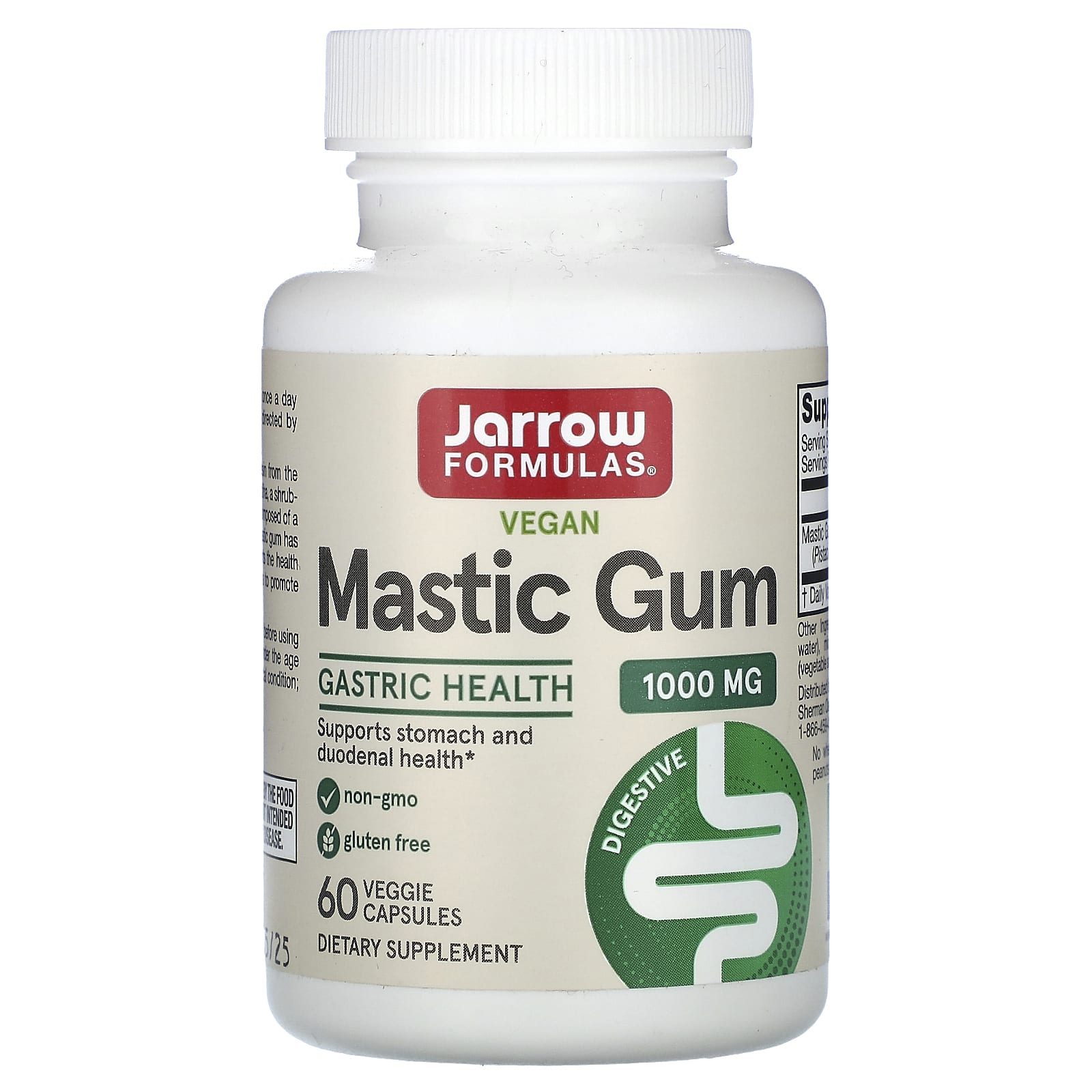

Vegan Mastic Gum, 60 Veggie Capsules (500Mg per Capsule)