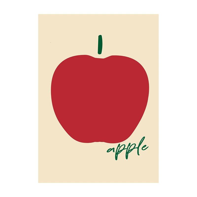 Modern Kitchen Posters Minimalist Canvas Painting Macaroni And Cheese Print Fruits Wall Art Picture For Kitchen Home Decoration