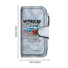 Vintage Classic Car Pattern Fashion Multi Slot Women Long Wallet Portable Daily Money Holder with Zipper