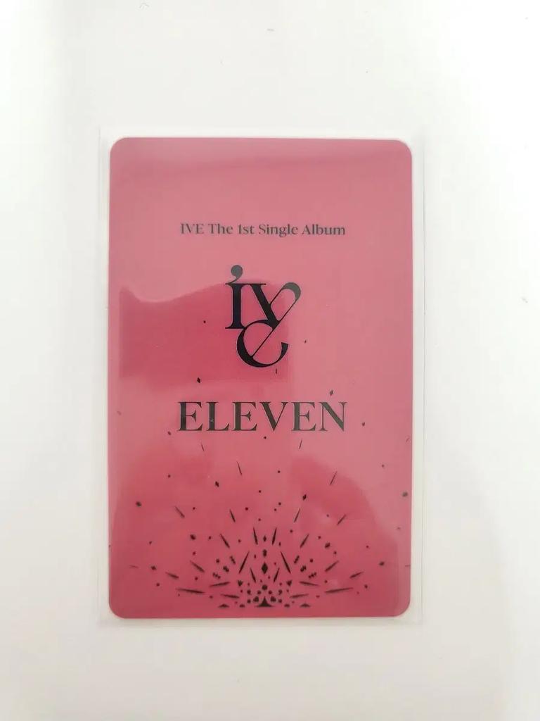 IVE Jang Wonyoung Eleven Soundway Black Photo Card Used