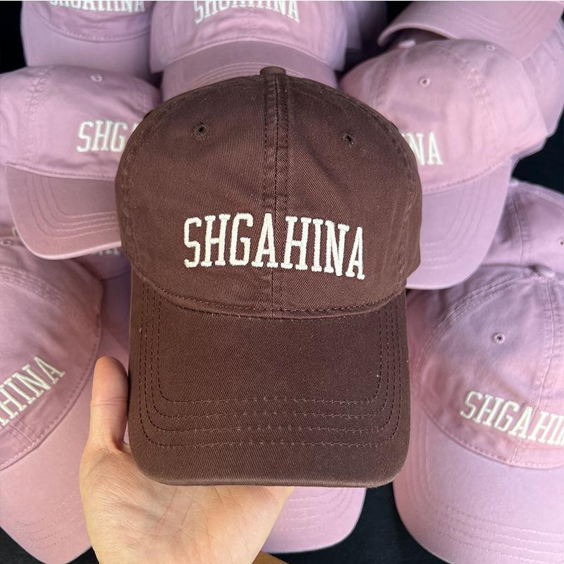 

Сухая розовая бейсболка женская с увеличенным козырьком, вышивка подчеркивает лицо, маленькая универсальная кепка мужская Adjustable кофейный