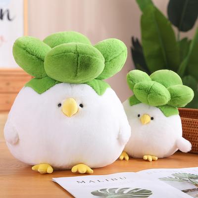 Peluches Poulet Chou Peluches Oiseau Blanc Rempli Jouets Peluches Légumes Pour Enfants Belles Filles Cadeaux d'Anniversaire Jouet Animal Doux