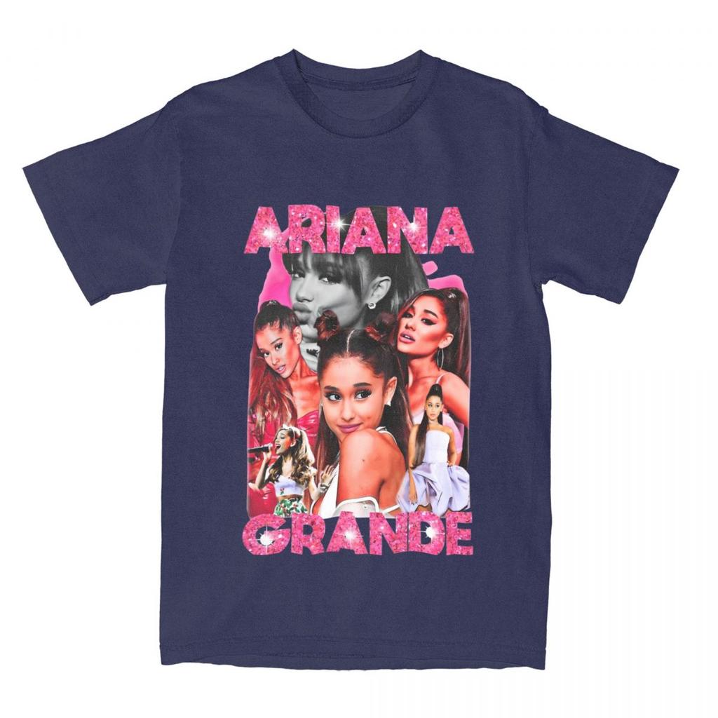 Ledig Ariana Singer 2024 T-shirt Herr O-hals Ren Bomull T-shirts Kortärmade T-shirts Presentidé Kläder