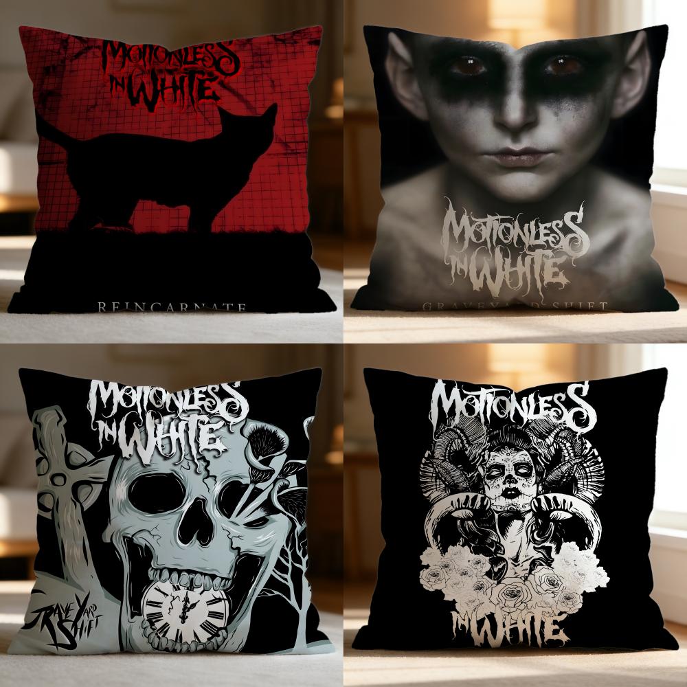Fashion M-MMotionless In White Cushion Cover Soft Washable Pillow Case Multi-Scene for Couch Bed Travel Office Use