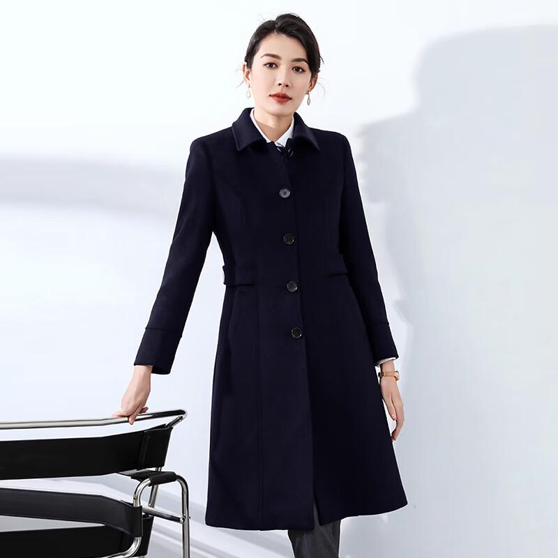 Toluoman Women's 50% Wool Professional Overcoat