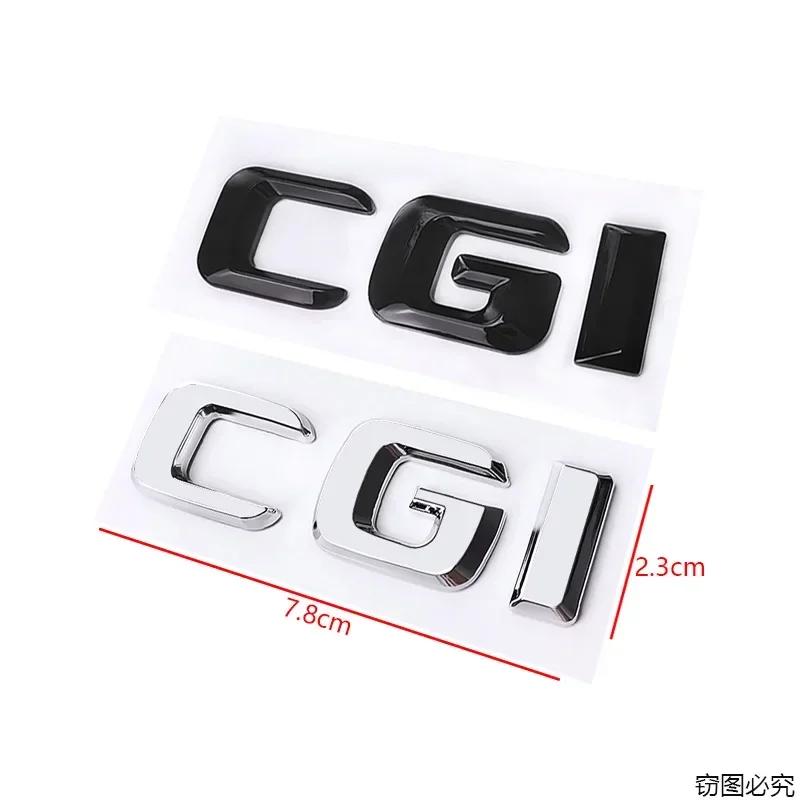 ABS Car Tail Letters Emblem Sticker Auto Fender Side Badge for Mercedes Benz CGI CDI Logo W111 W210 W213 W203 W205 CLK CLA GLA RW1