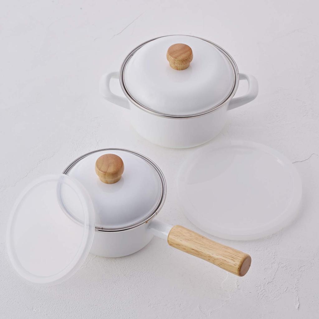 Fuji Enamel Mini Series (15cm Casserole, White)