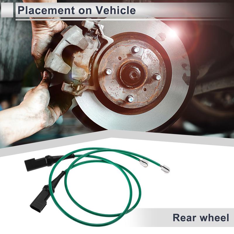 UXCELL 2Pcs Rear Wheel Brake Pad Wear Sensor No.1843313 Disc Brake Pad Wear Indicator Sensor for Ford Transit 2013-2024