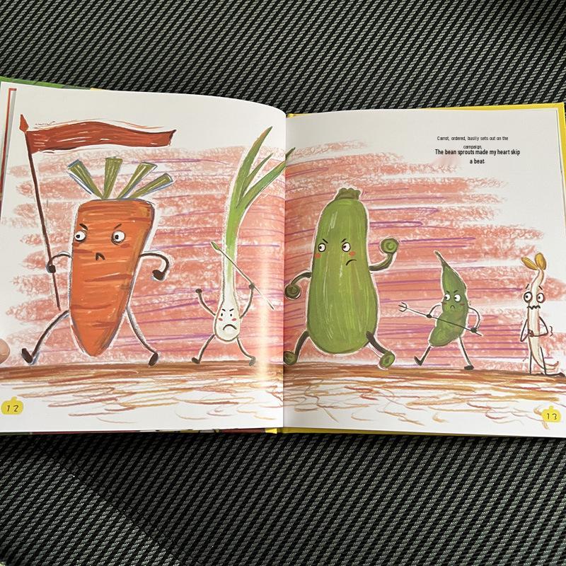 Illustrated Hardcover: A Garden of Vegetables - Early Education Classic for Grades 1-2