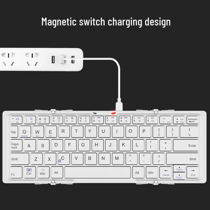 B.O.W Faltbare kabellose Bluetooth-Tastatur