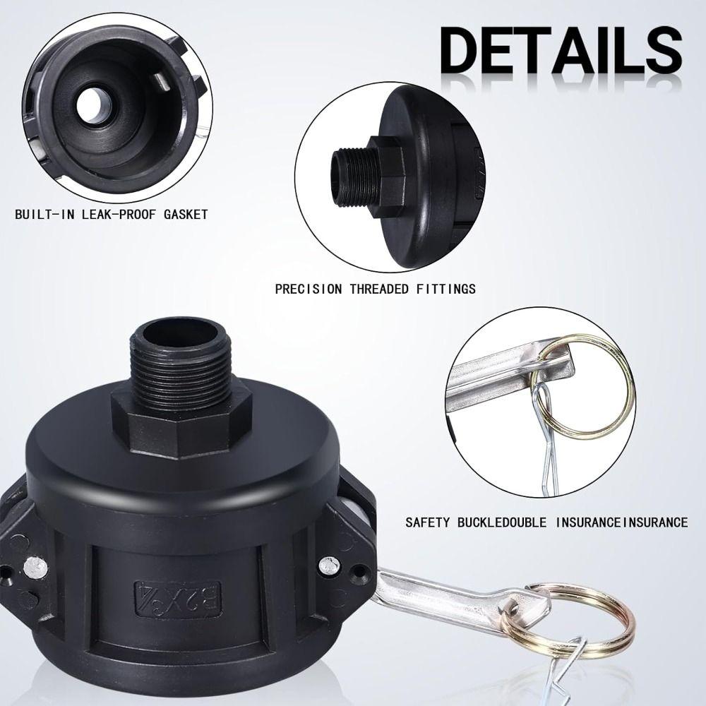 Camlock Coupling Tote Tank Adapter Male Thread Camlock Fittings IBC Tote Adapter  Water Tank