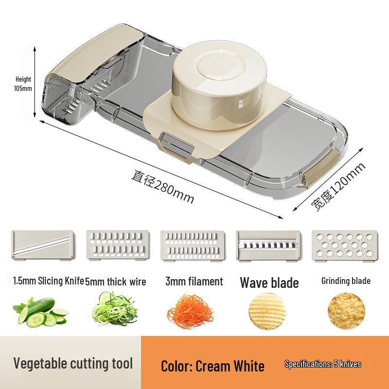 Enhanced Multi-Functional Veggie Cutter & Grater