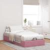 VidaXL Ottoman Bed Frames Without Mattress Pink 90x190 Cm Velvet, Bed Frame, Ottoman Bed Frame, Bed Frame with 3310936
