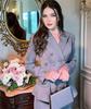 2025 Summer European & American Style Suit Jacket and High-Waisted Slimming Skirt Set
