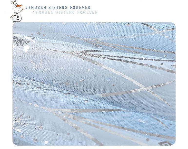 Girls' Summer 2024 Elsa Princess Dress - New Fashion Frozen & Snow White Design