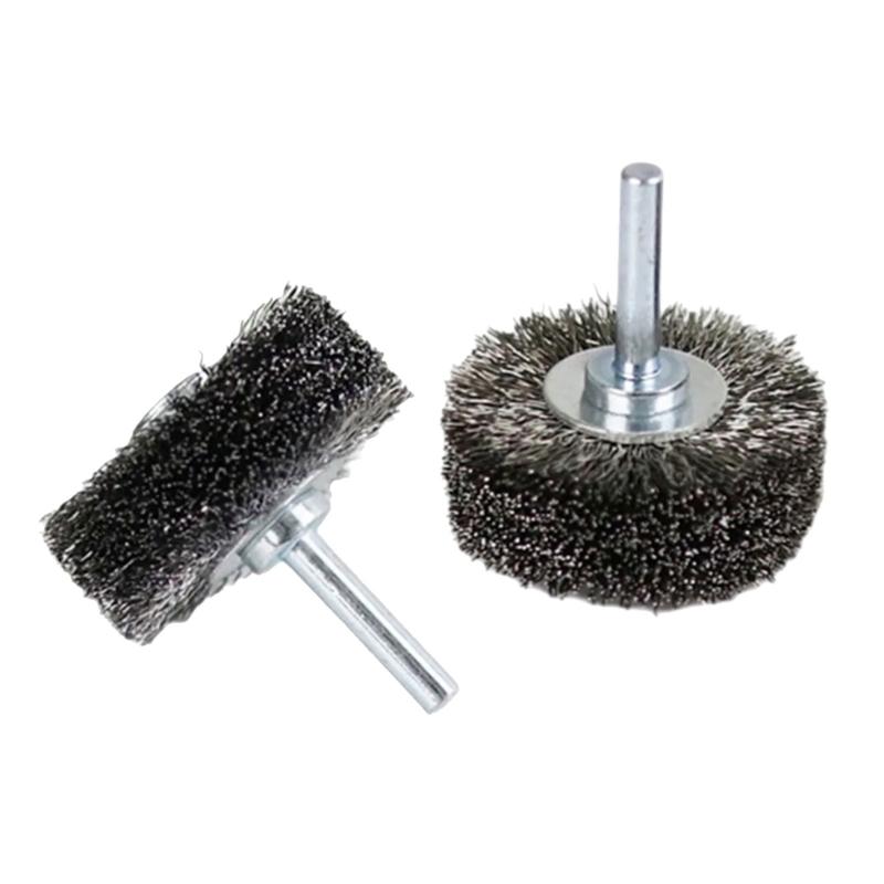 50mm Stainless Steel Wire Wheel 20mm Thick Rusts Scouring Brush Compatibles with 1/4" Shank Tool for Polishing Grinding