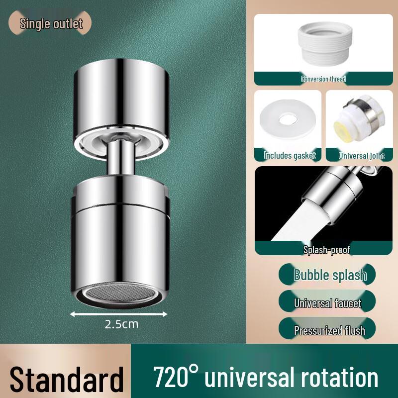 Universal Rotatable Faucet Extender