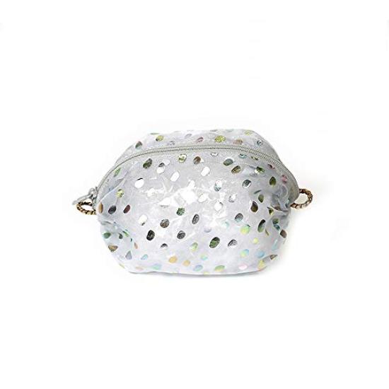 

Кристальный кошелек в горошек Сделано в Японии, (М, Серебро)