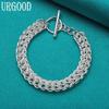 Bracciale circolare in argento sterling 925 bellissimi gioielli