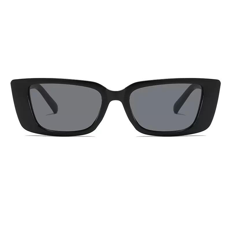 Women's Fashion Rectangular Sunglasses with Hollow Chain Legs