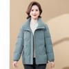 Grandma Winter Down Jacket Short Mother Winter Thick Large Size Old Lady Cotton Clothes Jacket