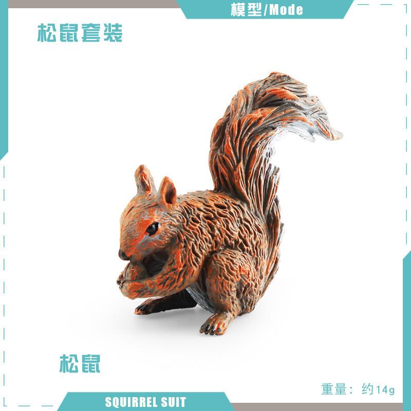 Realistic Miniature Squirrel Model For Desktop Decoration Perfect For Nature Lovers