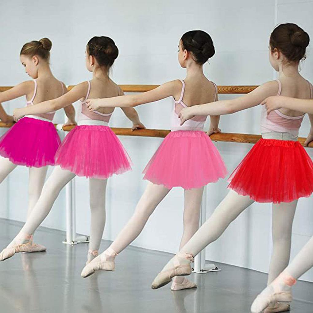 Kid Girls Ballet Skirts Durable And Elegant For Dance Performances Elegant And Delicate Nylon