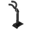Guitar Long Wall Hook Metal Black Adjustable Mounting Bracket Stand with Base for Ukulele Bass