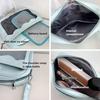 Large Capacity Single Shoulder Bag Transparent Pocket Crossbody Bag Multifunctional Handbag Women's Bag