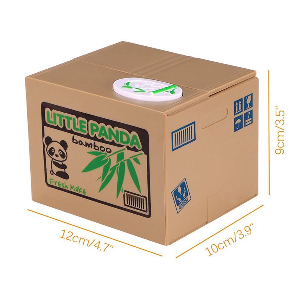 Children Cat Panda Thief Automatic Stealing ATM Toy Money Saving Box Coin Box Piggy Bank