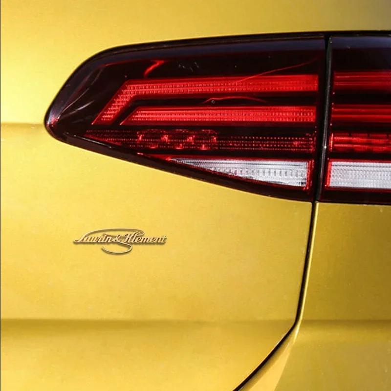 Car Metal Sticker Emblem Auto Body Rear Trunk Badge Decals for Superb Kodiaq Octavia Rs Fabia Rapid Accessories