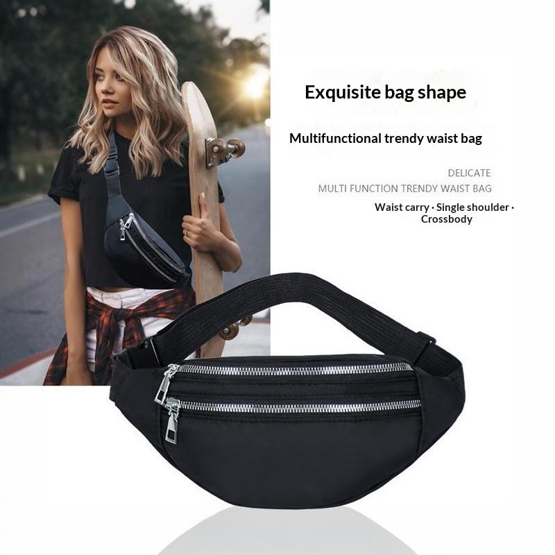 Breathable Fanny Pack Soft Padded Waist Bag Crossbody Phone Pouch for Long-time Wear Running Hiking Cycling