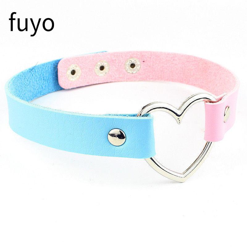 Punk Black Bell Lock PU Leather Necklaces for Women Cosplay Rock Geometry Rivet Collar Choker Necklaces Festival Jewelry