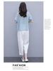 Summer 2025 Fashionable Cotton-Linen Set for Women – Petite, Youthful Style