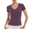 American Style Womens Athletic T Shirt With Moisture Wicking Fabric For Yoga Fitness And Running