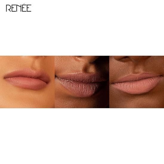 RENEE Fab Face 3 In 1 Makeup Stick Nude 4.5gm| Includes Eyeshadow, Blush & Lipstick| Infused With Vitamin E|  Travel Friendly