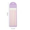 1pcs Macaron Color Sticky Strips 160 Sheets Fluorescent PET Transparent Memo Pad Index Stickers Office