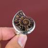 Ammonite Fossil Ring Genuine Gemstone Ring Decent Jewelry 925 Sterling Silver Ring Adjustable Ring Handmade Amazing Jewelry Gifts for Him
