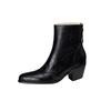 Autumn And Winter Women'S Boots Hand Grab Leather Short Fashion Boots High Heel Martin Boots 40-46 Boots