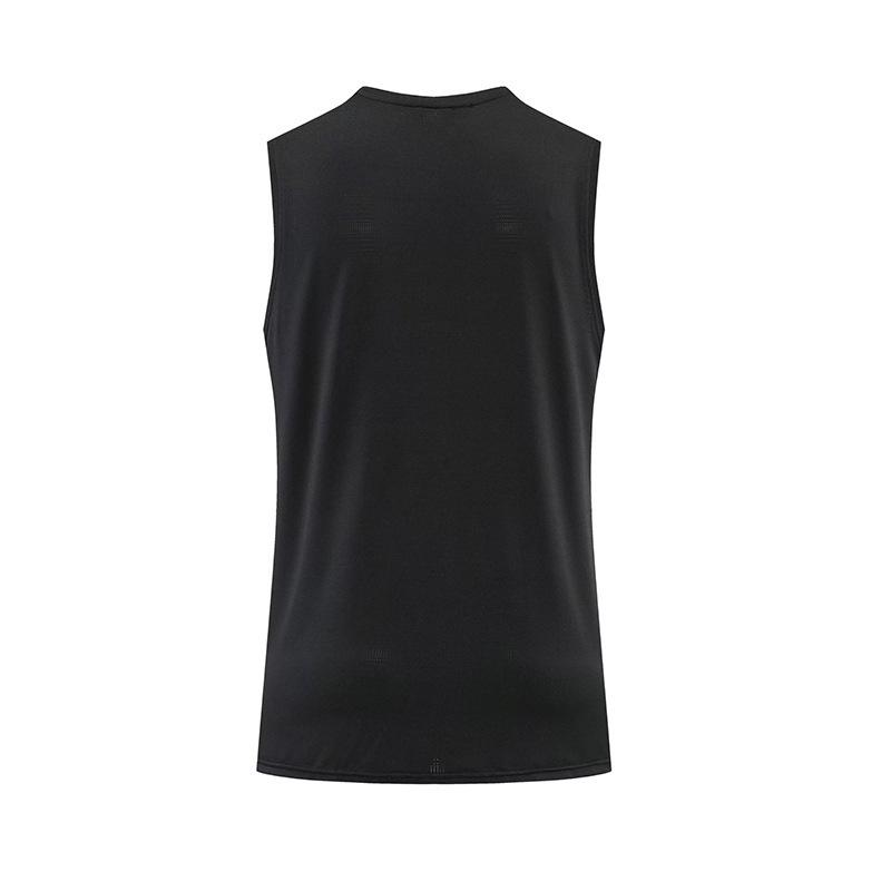Men's Quick-Dry Sports Vest 2023: Summer Solid Color Round Neck for Running, Fitness & Basketball