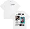 Rapper Anuel AA Rhlm 2 Album 2025 Merch Tshirts for Unisex Women Fashion Gothic Vintage T Shirt Oversized Cotton Tshirt Streetwear